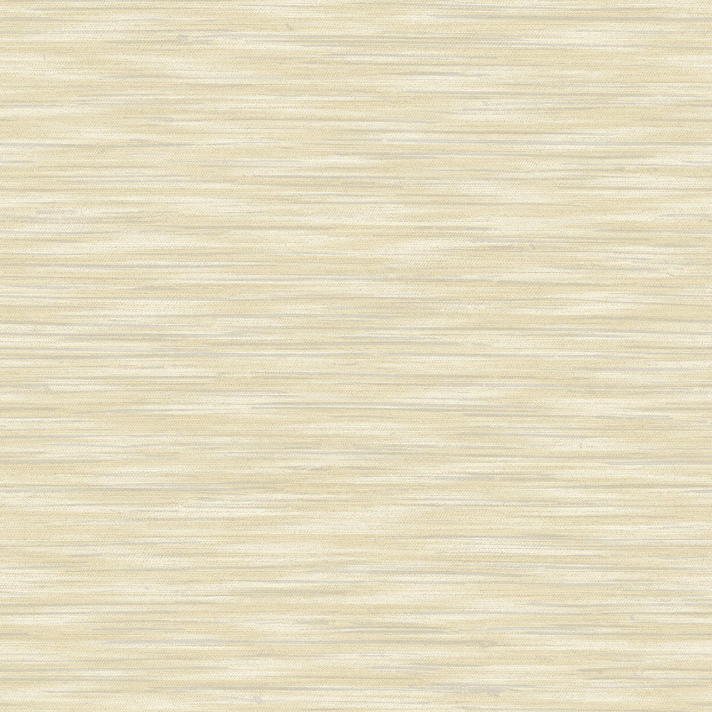 Benson Yellow Faux Fabric Wallpaper by Advantage Curio Covers about 56.4 square feet 20.5-in by 33-ft long roll Unpasted 20.9 - Fabric Carolina -