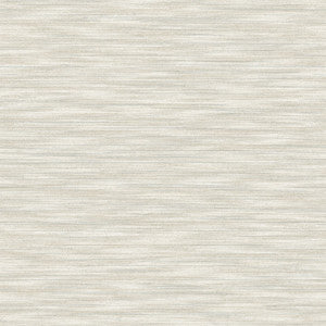 Benson Light Grey Faux Fabric Wallpaper by Advantage