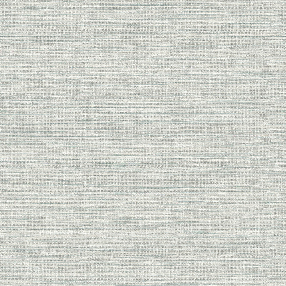 Exhale Seafoam Faux Grasscloth Wallpaper by Advantage Curio Covers about 56.4 square feet 20.5-in by 33-ft long roll Unpasted 20.9 - Fabric Carolina -