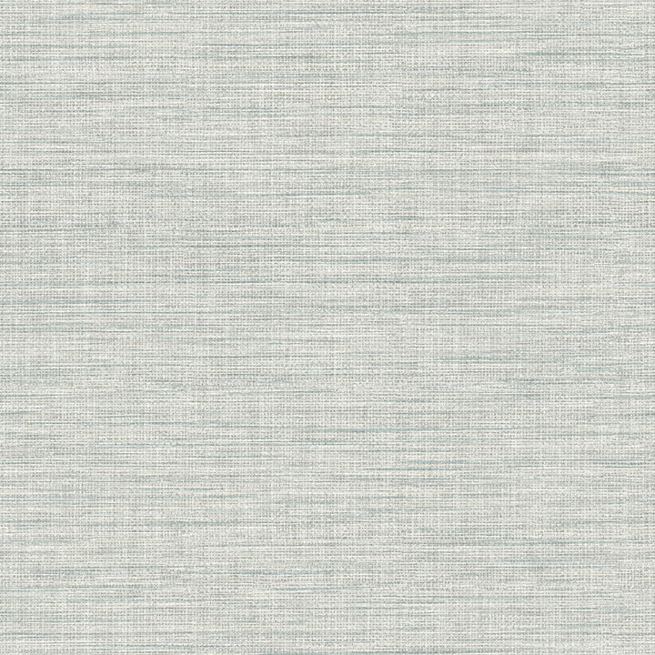 Exhale Seafoam Faux Grasscloth Wallpaper by Advantage Curio Covers about 56.4 square feet 20.5-in by 33-ft long roll Unpasted 20.9 - Fabric Carolina -