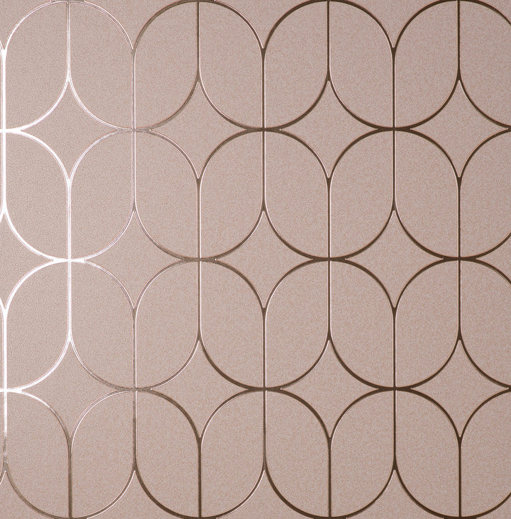 Raye Pink Rosco Trellis Wallpaper by Advantage Curio Covers about 57.5 square feet 20.9-in by 33-ft long roll Unpasted 20.9 - Fabric Carolina -