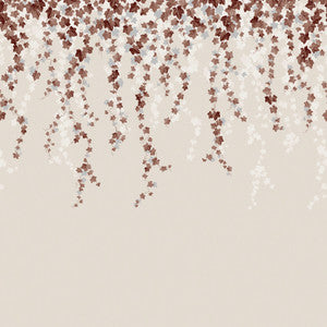 Trailing Ivy Brown Wall Mural by Advantage