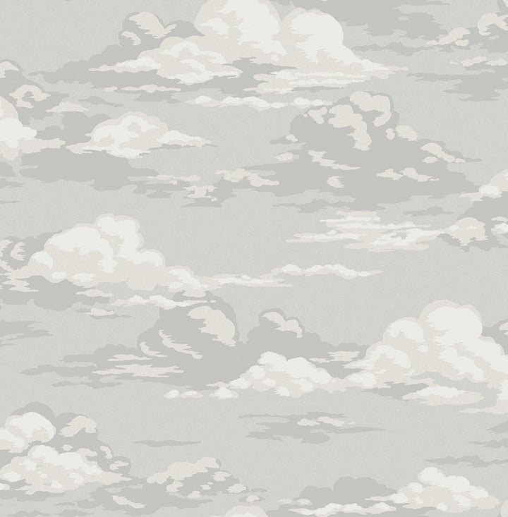 Cumulus Grey Clouds Wallpaper by Advantage Westbury Forest Covers about 56.4 square feet 20.5-in by 33-ft long roll Unpasted 20.9 - Fabric Carolina -