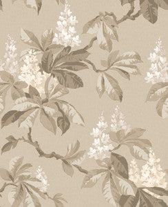 Chestnut Beige Floral Wallpaper by Advantage
