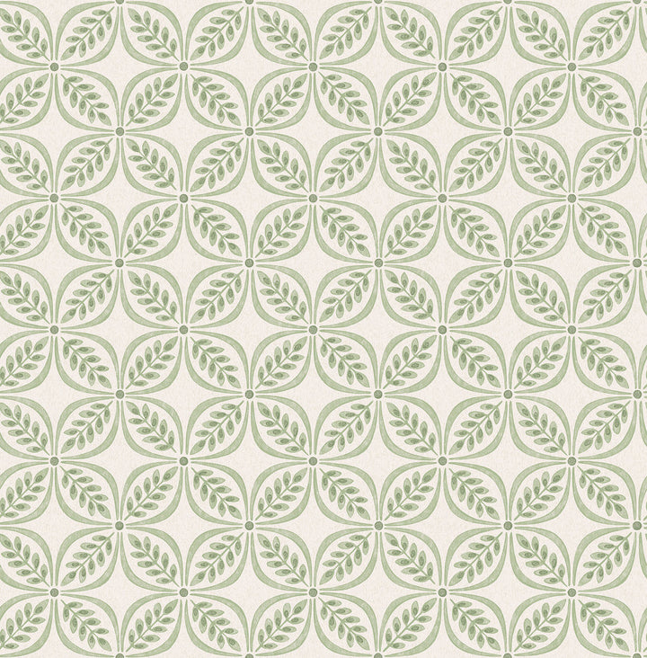 Morgrove Green Trellis Wallpaper by Advantage Westbury Forest Covers about 56.4 square feet 20.5-in by 33-ft long roll Unpasted 20.9 - Fabric Carolina -