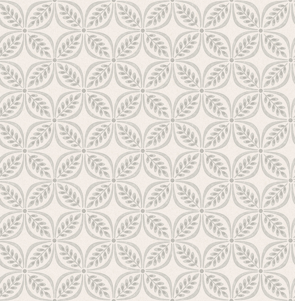 Morgrove Grey Trellis Wallpaper by Advantage Westbury Forest Covers about 56.4 square feet 20.5-in by 33-ft long roll Unpasted 20.9 - Fabric Carolina -