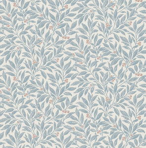 Winter Berry Blue Vine Wallpaper by Advantage