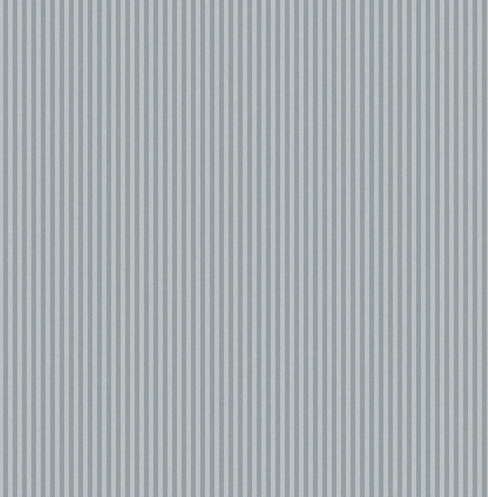 Ticking Blue Stripe Wallpaper by Advantage Westbury Forest Covers about 56.4 square feet 20.5-in by 33-ft long roll Unpasted 0 - Fabric Carolina -