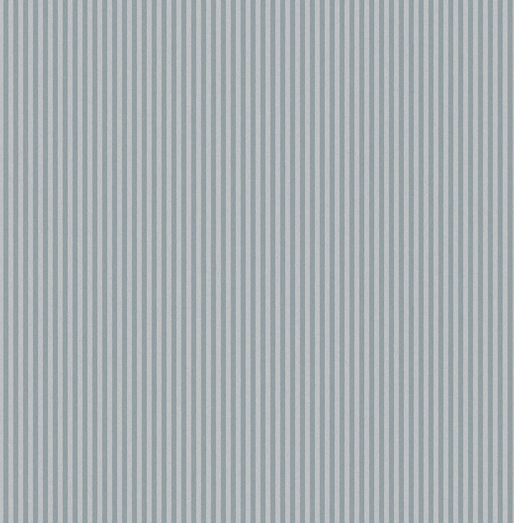 Ticking Blue Stripe Wallpaper by Advantage Westbury Forest Covers about 56.4 square feet 20.5-in by 33-ft long roll Unpasted 0 - Fabric Carolina -