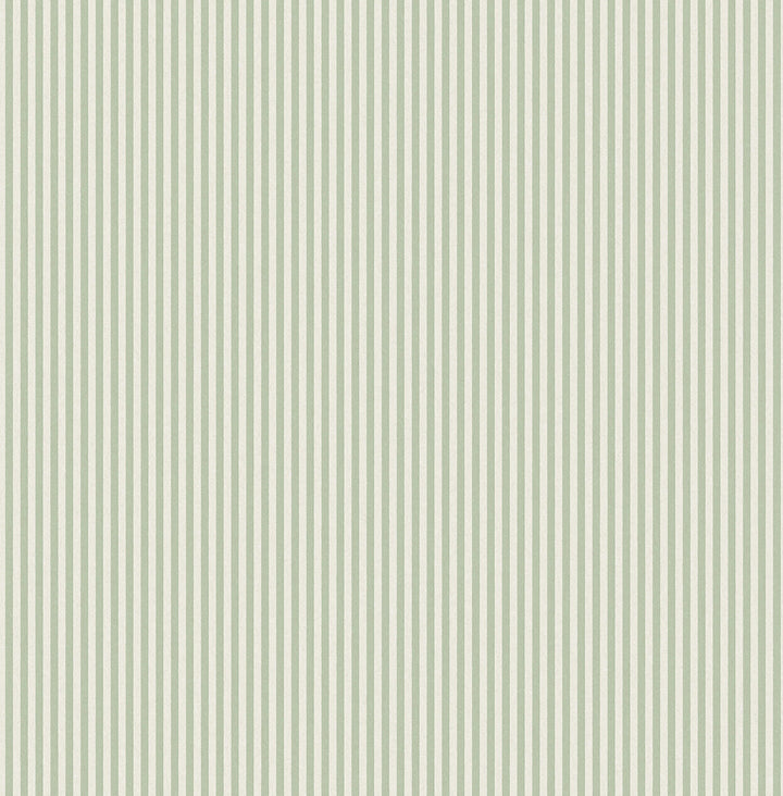 Ticking Light Green Stripe Wallpaper by Advantage Westbury Forest Covers about 56.4 square feet 20.5-in by 33-ft long roll Unpasted 0 - Fabric Carolina -