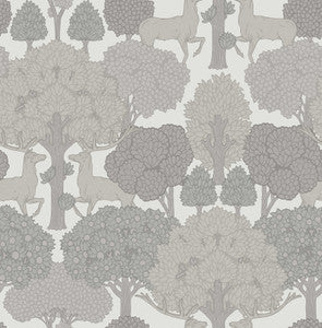 Forest of Arden Grey Deer Wallpaper by Advantage