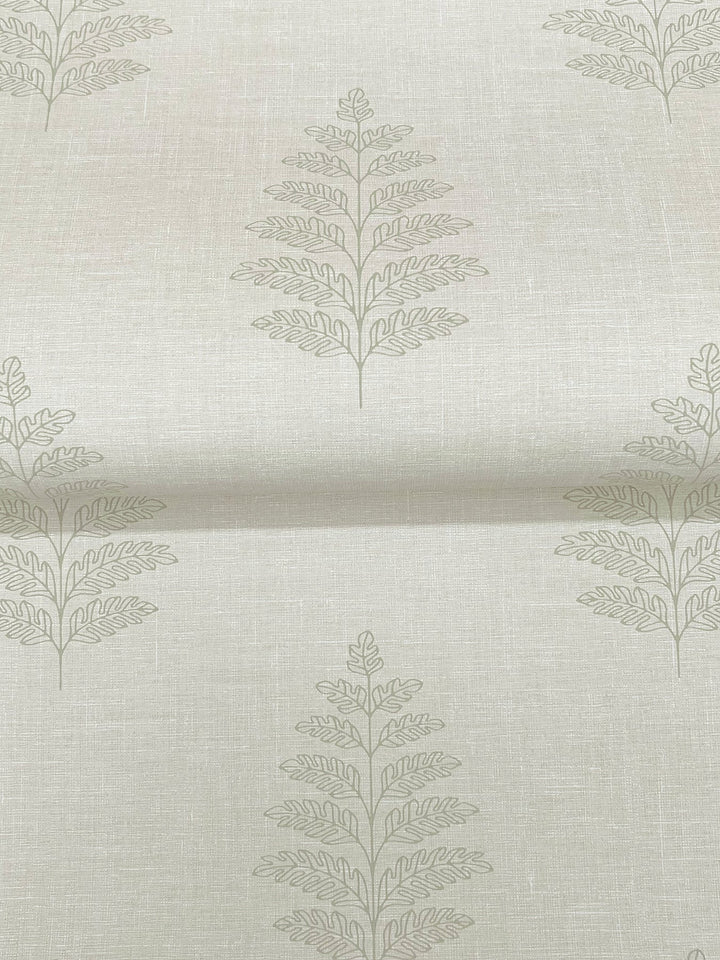 Frond Beige Leaf Wallpaper by Chesapeake Designer