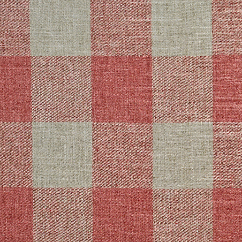 Check Please Coral 607 by P Kaufmann Fabrics Fabric