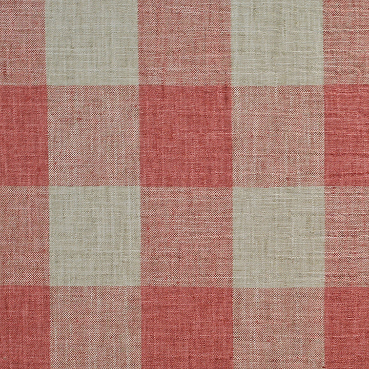 Check Please Coral 607 by P Kaufmann Fabrics Fabric