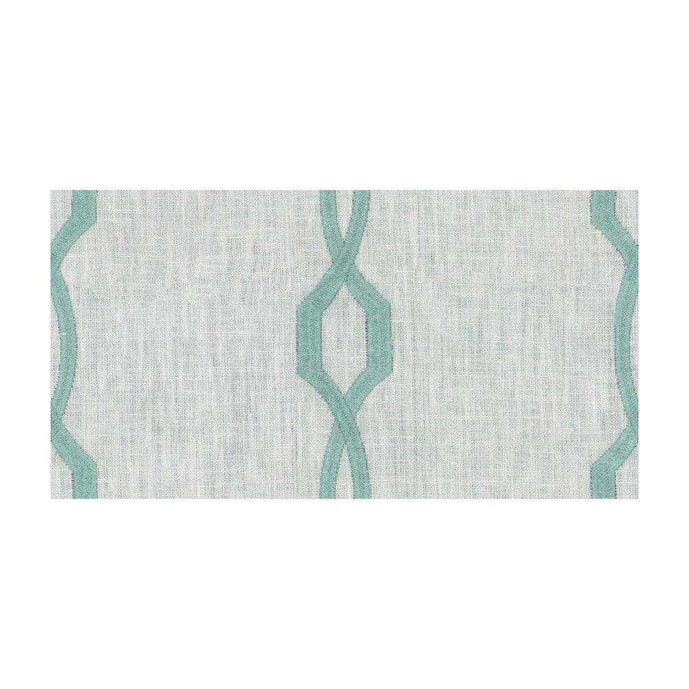 Teton Spa by Kravet Design Designer Fabric CANDICE OLSON COLLECTION LINEN - 85%;VISCOSE - 15% India Horizontal: 11 and Vertical: 6 50 - Swanky Fabrics -