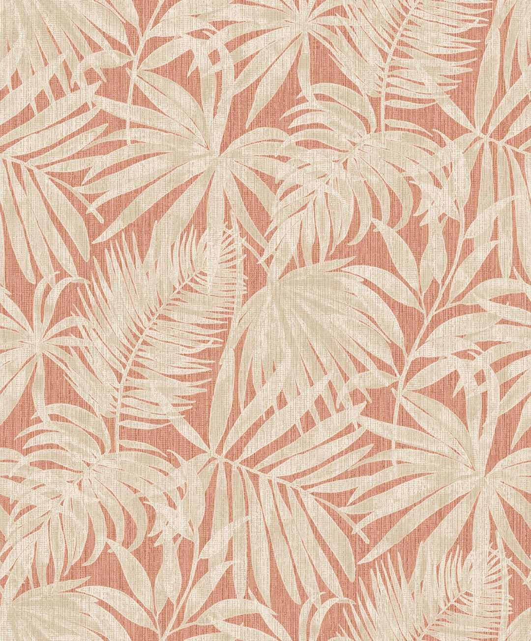 Sonny Rust Fronds Wallpaper by Chesapeake Designer