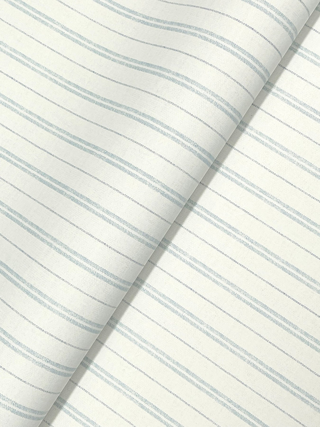 Harville Light Blue Double Stripe Wallpaper by Chesapeake Designer