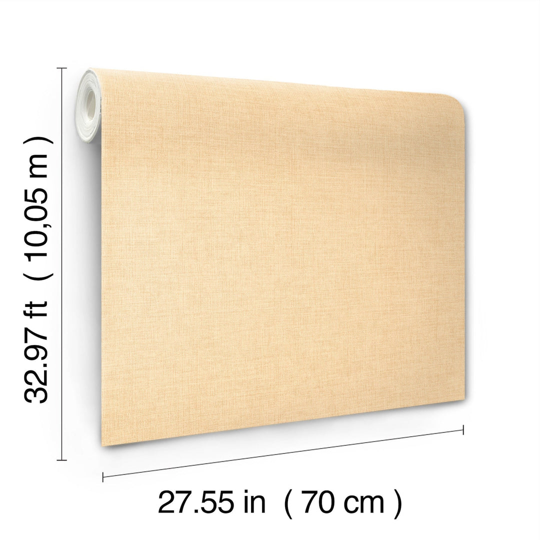 Alba Light Yellow Open Weave Wallpaper by A-Street Prints Designer