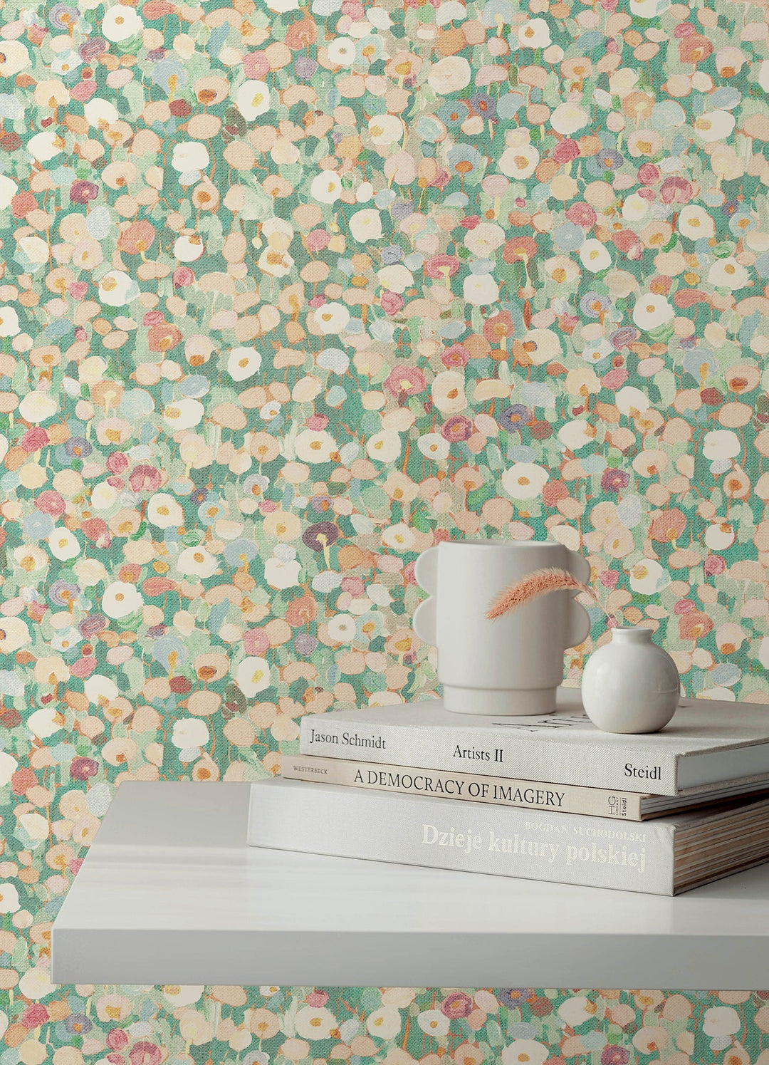 Prato Pastel Petite Floral Wallpaper by A-Street Prints Designer