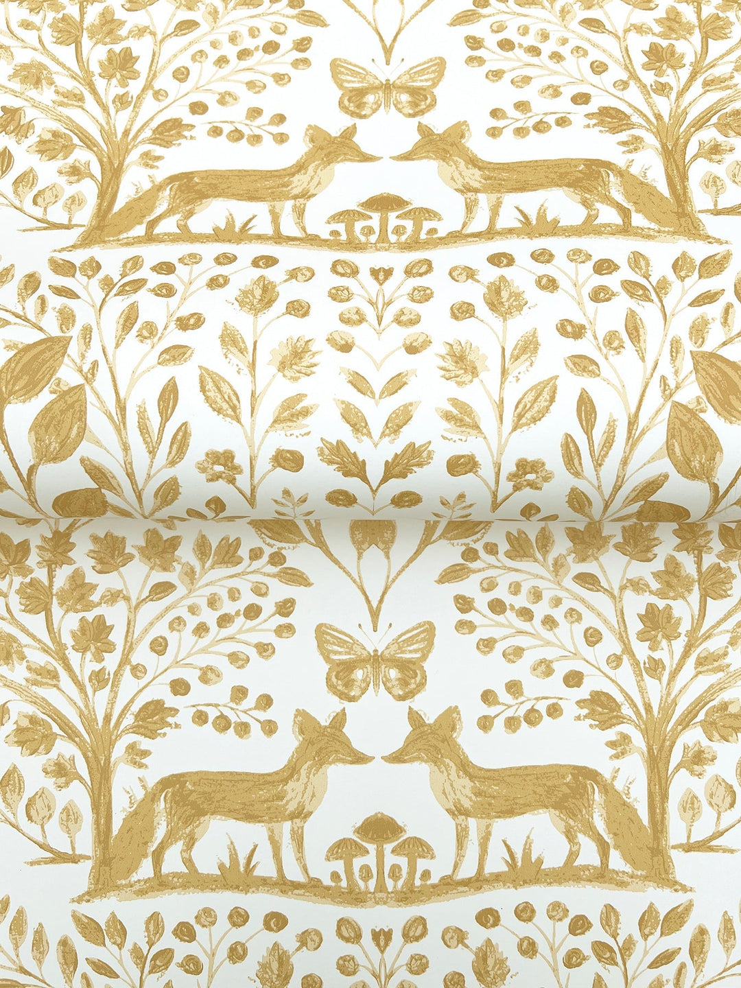 Anoki Yellow Scenic Woodlands Wallpaper by A-Street Prints Designer