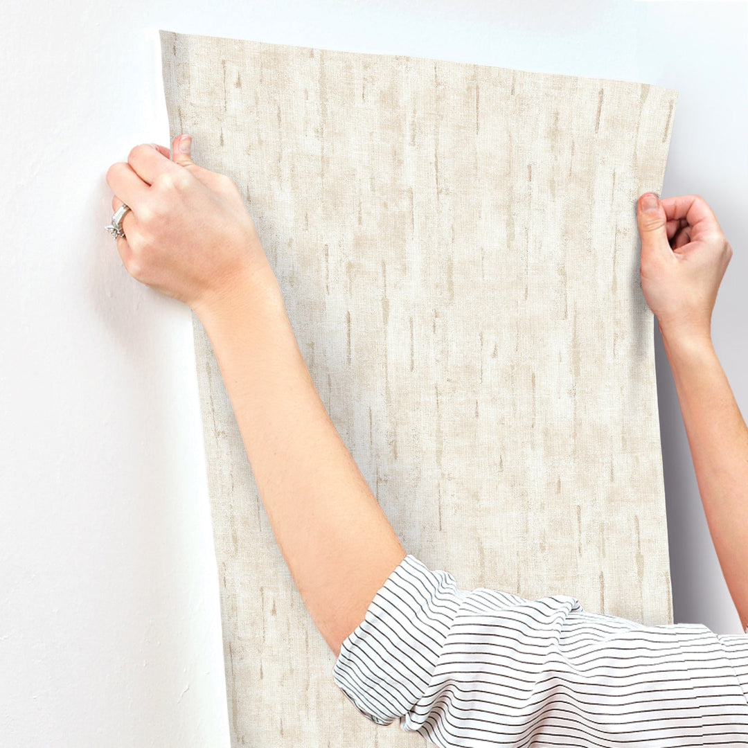 Minna Blush Textured Wallpaper by A-Street Prints Designer
