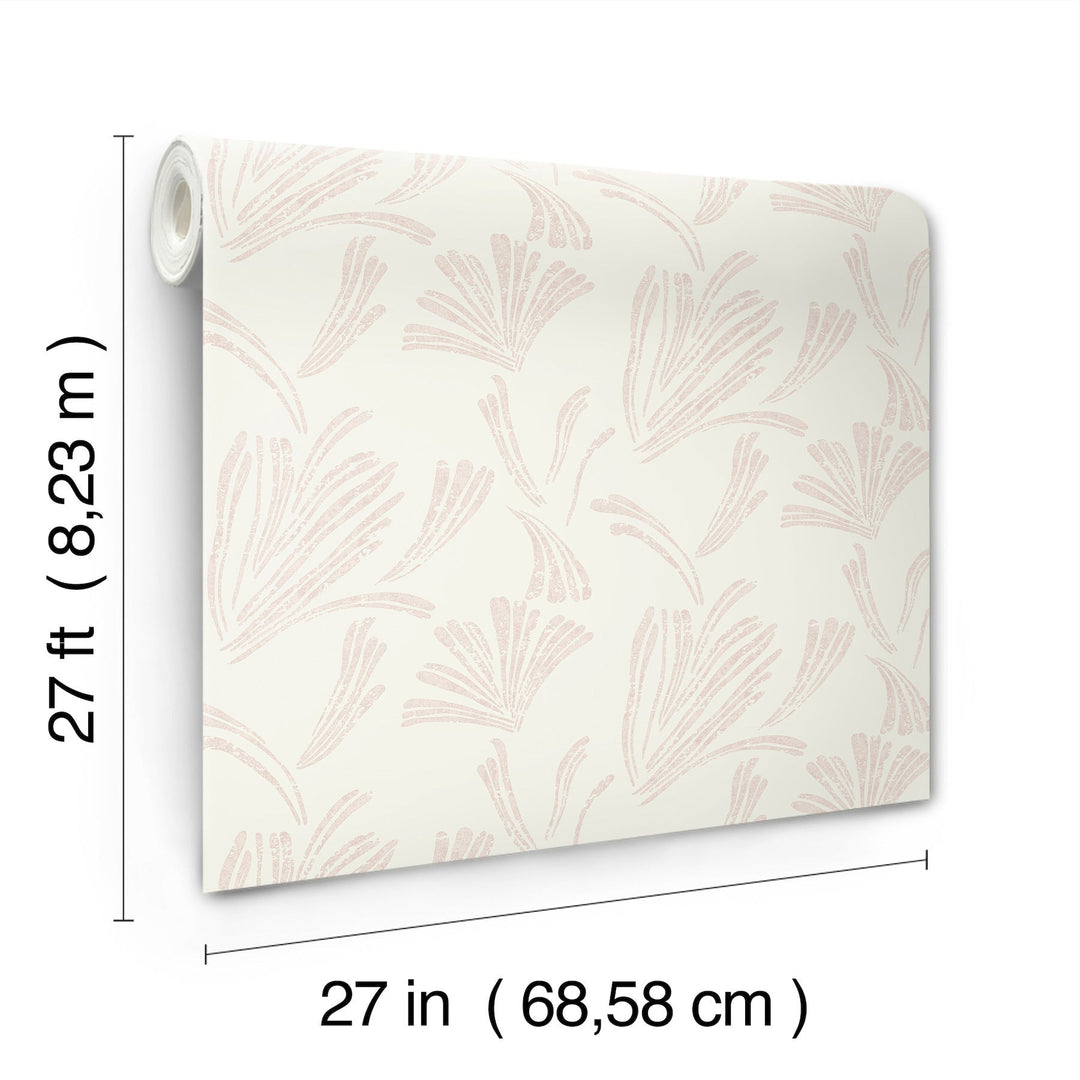 Ermine Blush Abstract Wallpaper by A-Street Prints Designer