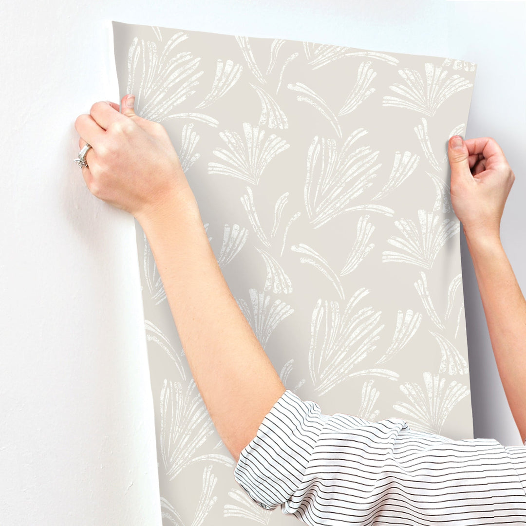 Ermine Dove Abstract Wallpaper by A-Street Prints Designer