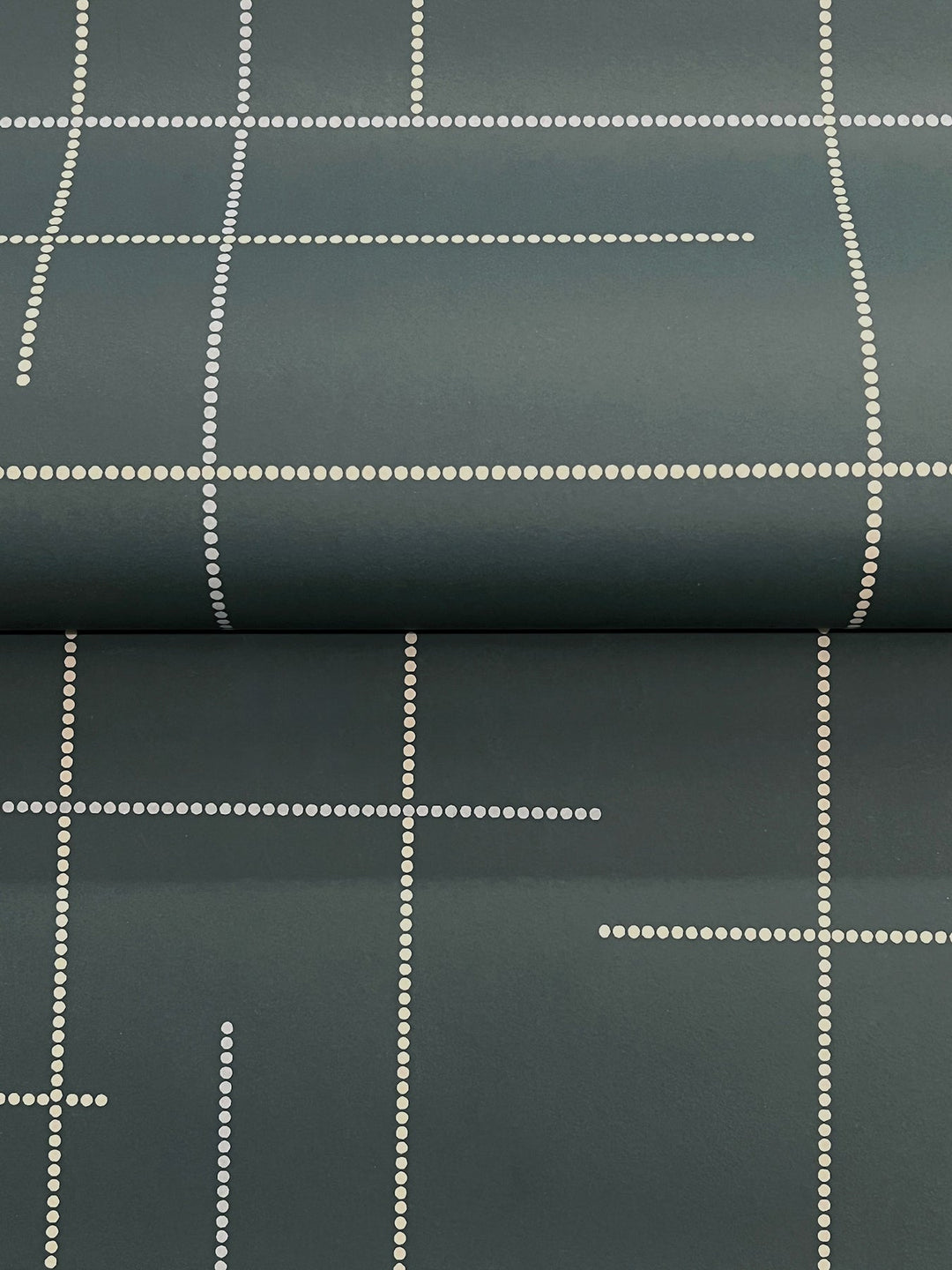 Wylie Teal Dotted Gridlines Wallpaper by A-Street Prints Designer