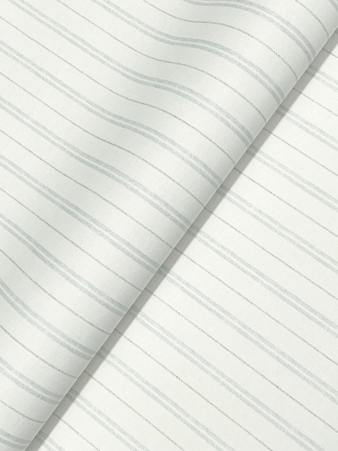 Harville Aqua Double Stripe Wallpaper by Chesapeake Designer