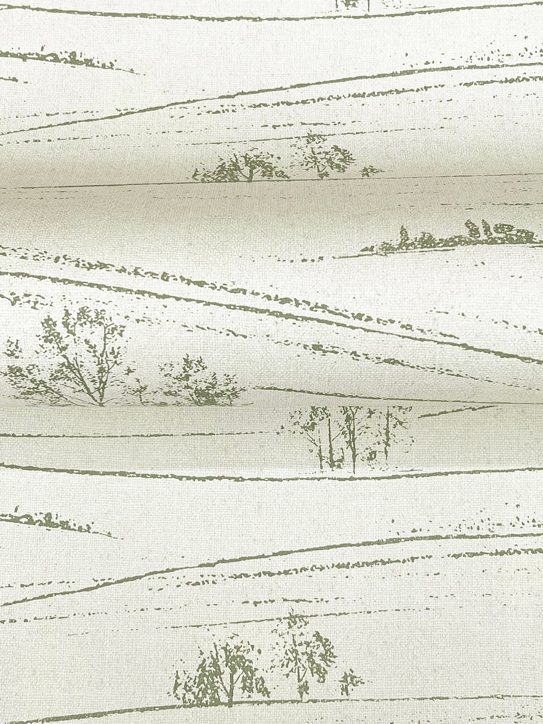 Isaac Green Rolling Hills Wallpaper by Chesapeake Designer