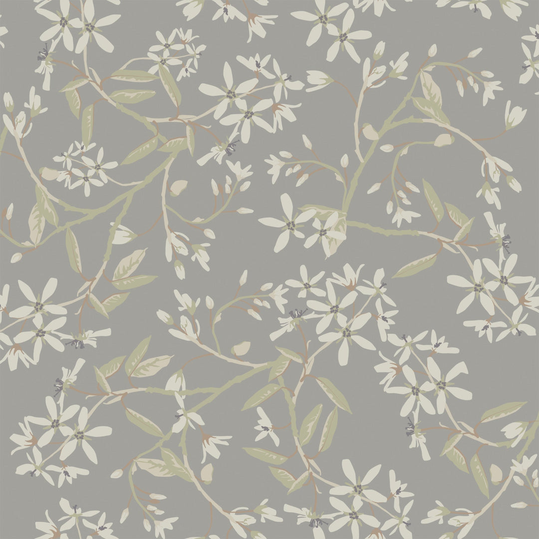 Paradis Slate Bouquet Toss Wallpaper by A-Street Prints Designer