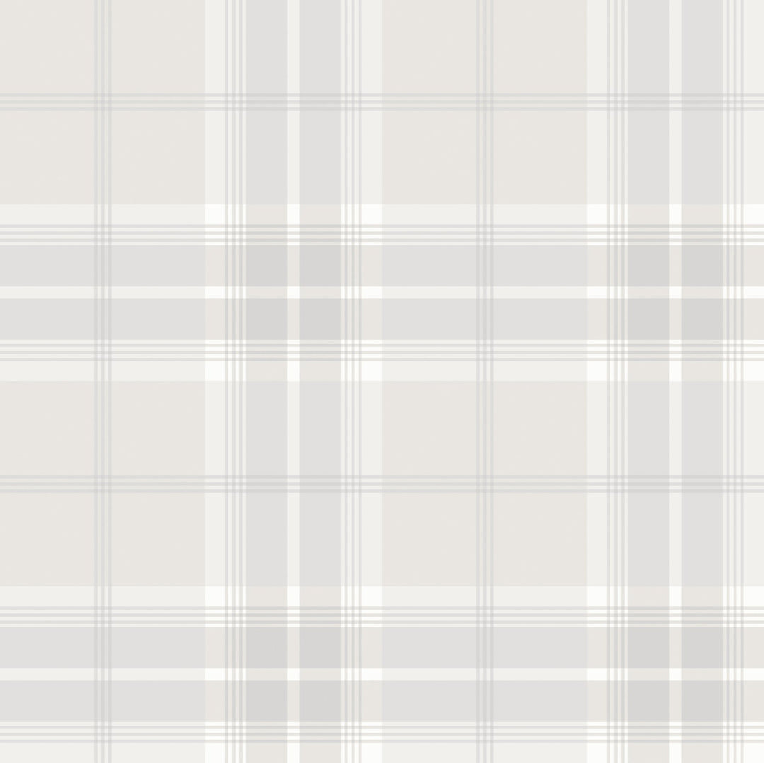 Emma Dove Plaid Wallpaper by A-Street Prints Designer