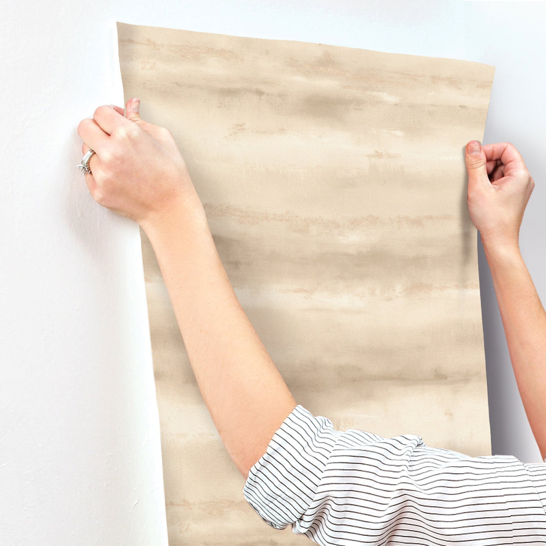 Ayla Neutral Abstract Stripe Wallpaper by A-Street Prints Designer