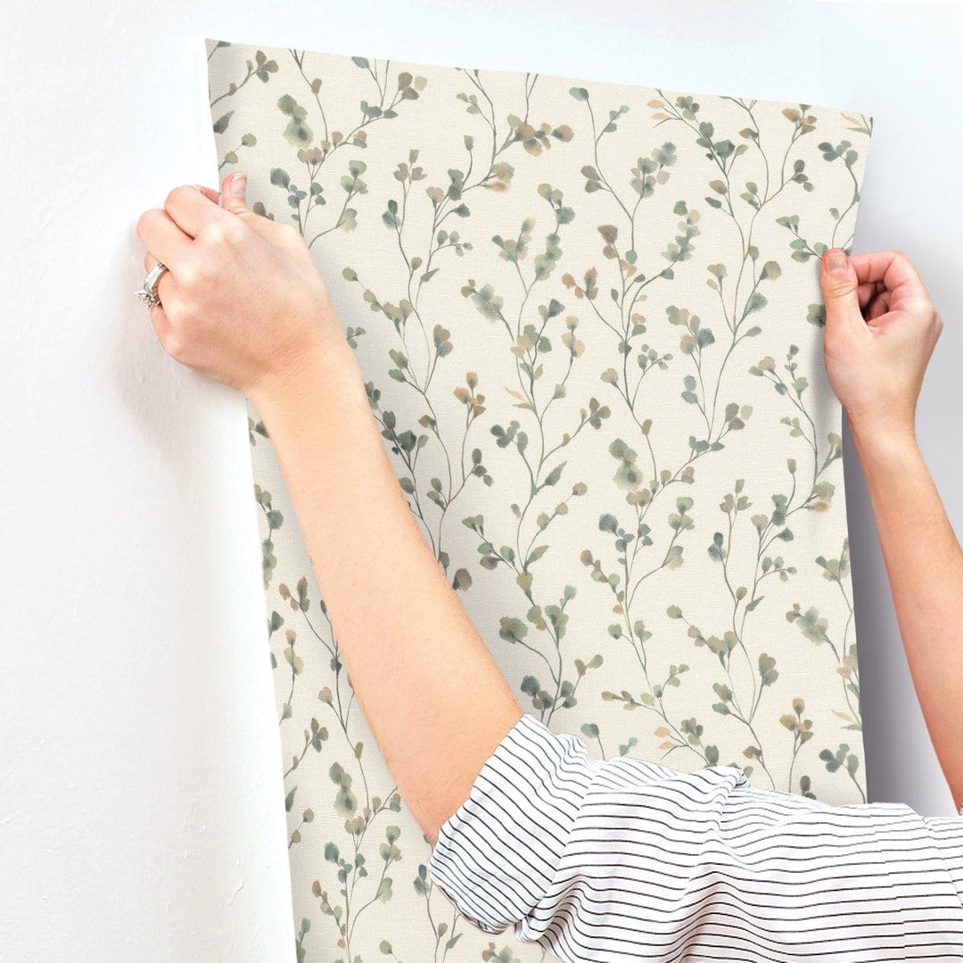 Romy Forest Springtime Trail Wallpaper by A-Street Prints Designer