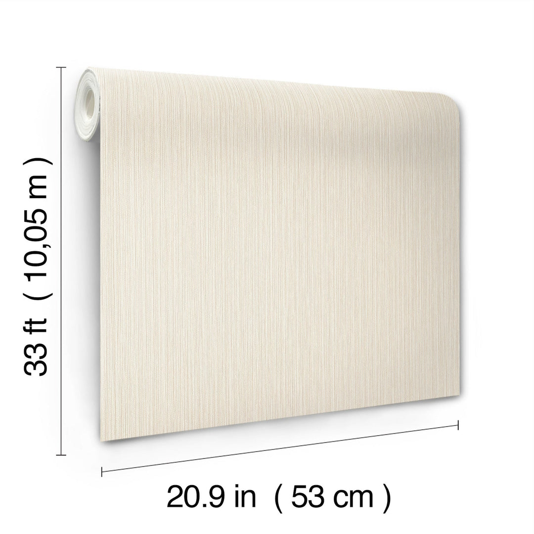 Ewan Bone Textured Stripe Wallpaper by A-Street Prints Designer