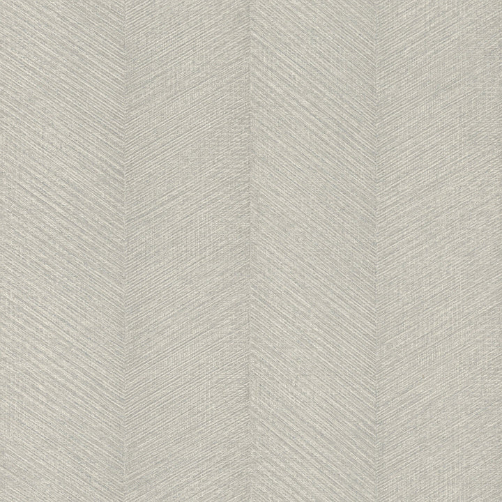 Ione Grey Textured Chevron Wallpaper by A-Street Prints Designer