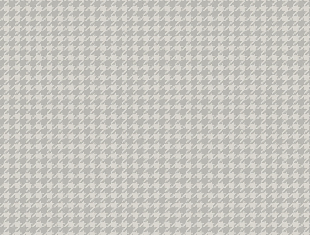 Watson Dark Grey Houndstooth Wallpaper by Ronald Redding Designer