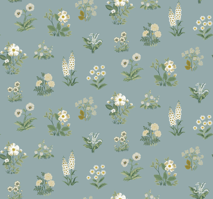Botanical Slate Wallpaper by Rifle Paper Co. Designer