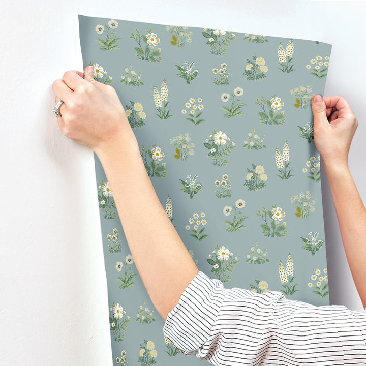 Botanical Slate Wallpaper by Rifle Paper Co. Designer