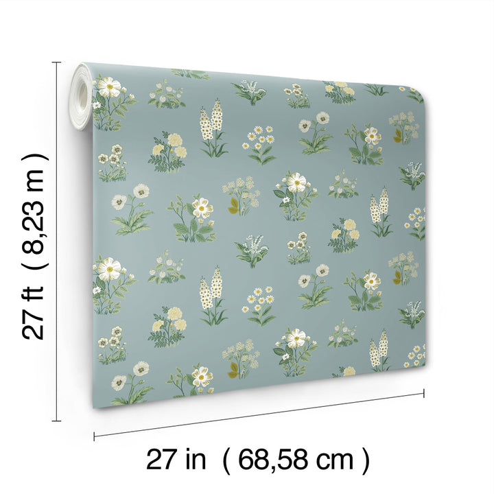 Botanical Slate Wallpaper by Rifle Paper Co. Designer