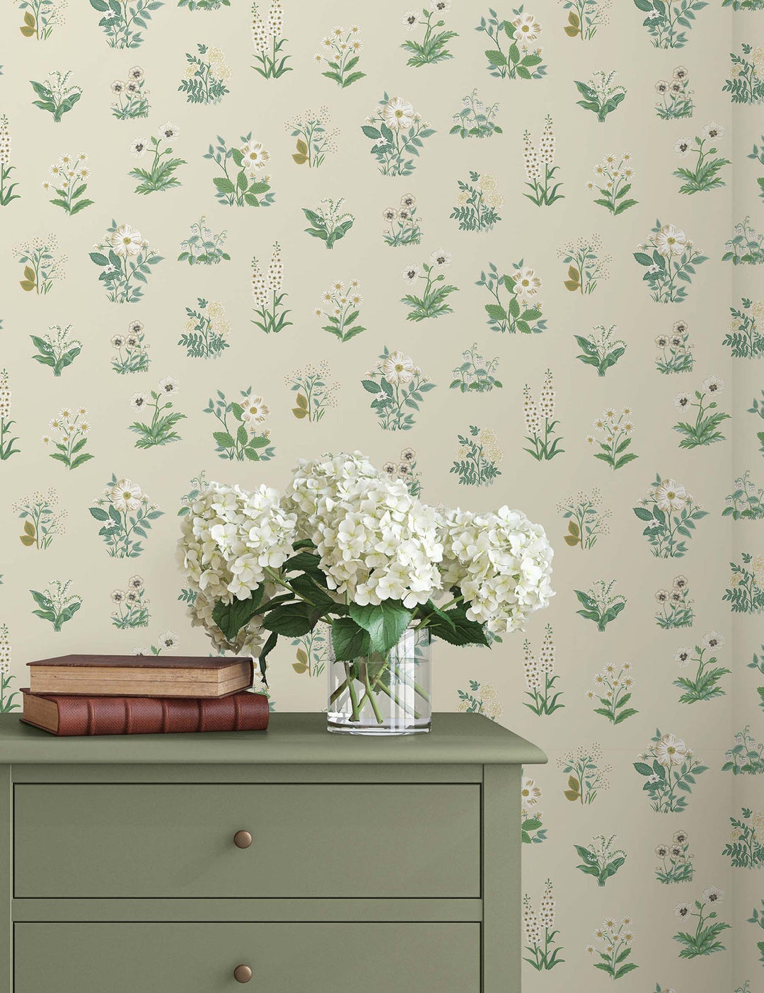 Botanical Cream Wallpaper by Rifle Paper Co. Designer
