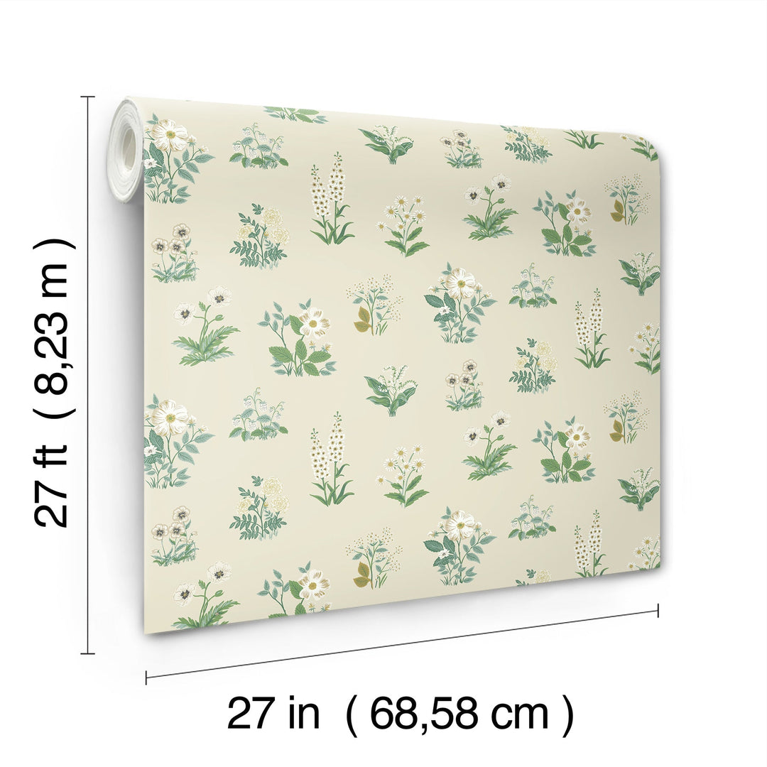 Botanical Cream Wallpaper by Rifle Paper Co. Designer