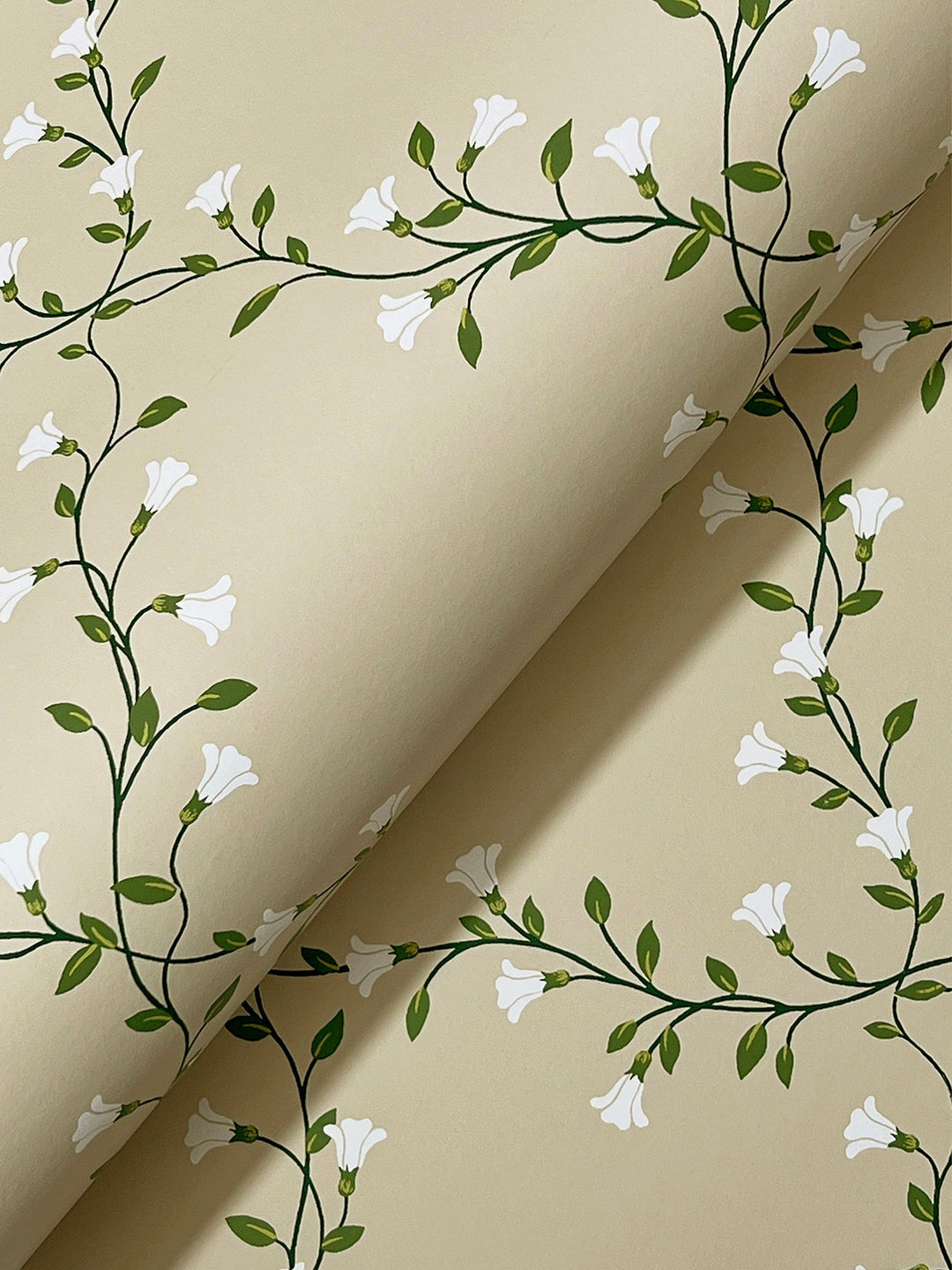 Bellflower Linen Wallpaper by Rifle Paper Co. Designer