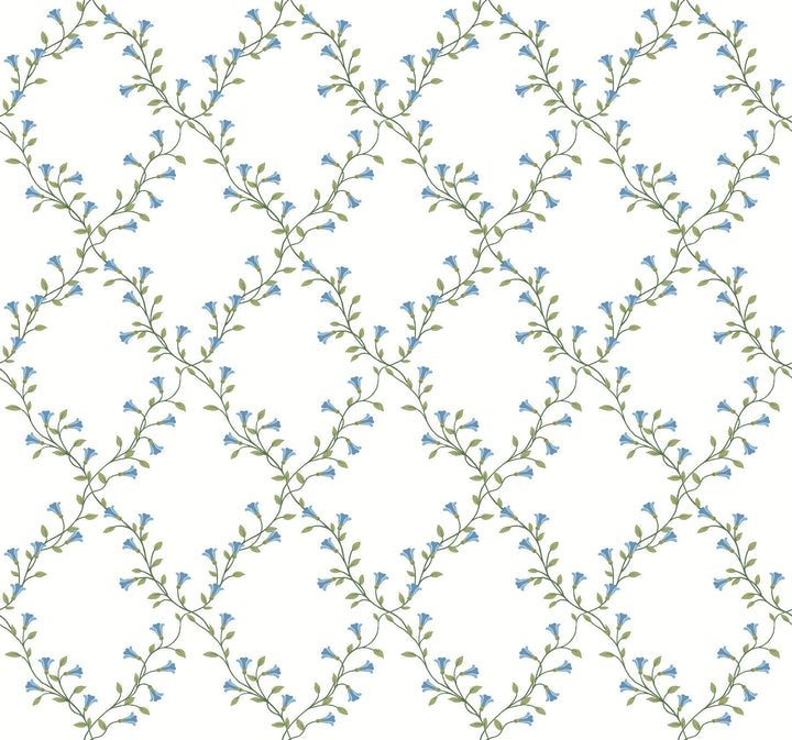 Bellflower White Wallpaper by Rifle Paper Co. Designer