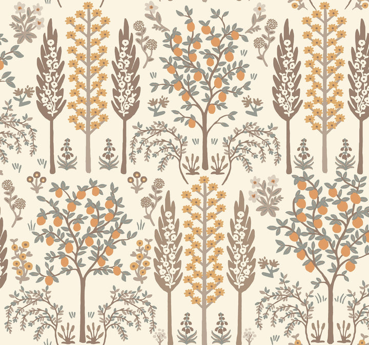 Fenna Gold Wallpaper by Rifle Paper Co. Designer