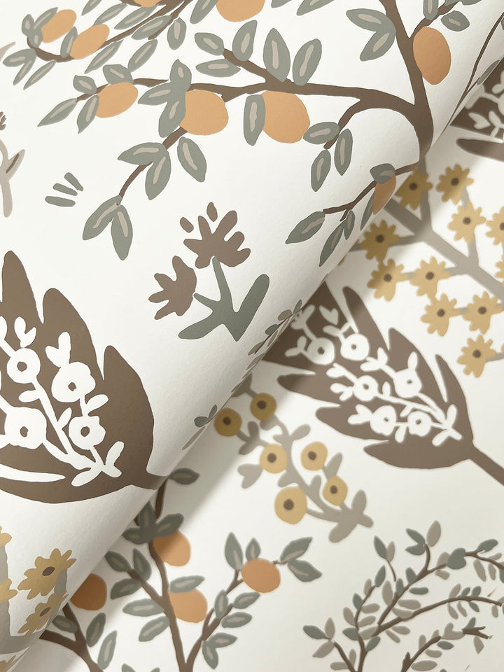 Fenna Gold Wallpaper by Rifle Paper Co. Designer