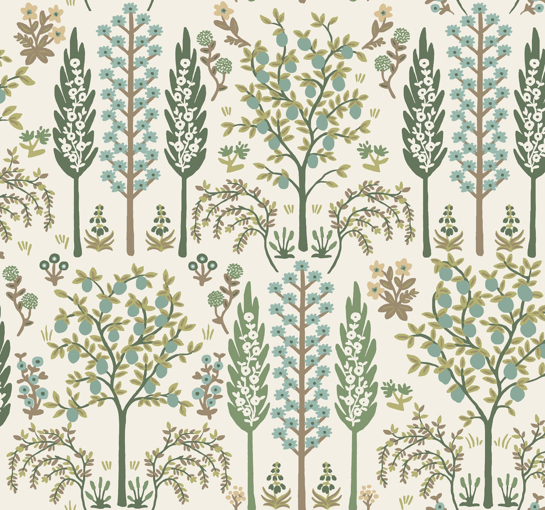 Fenna Green Wallpaper by Rifle Paper Co. Designer