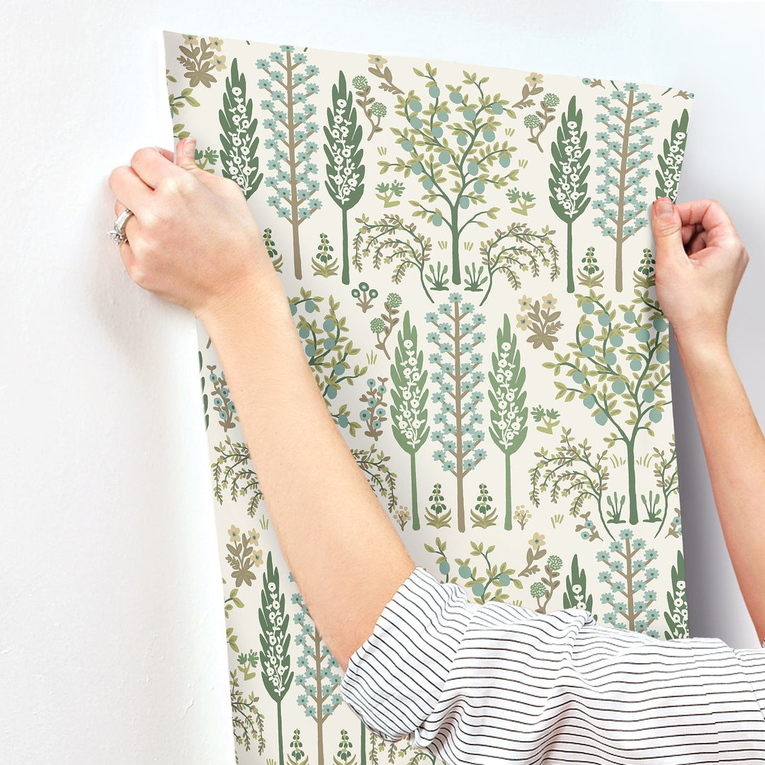 Fenna Green Wallpaper by Rifle Paper Co. Designer