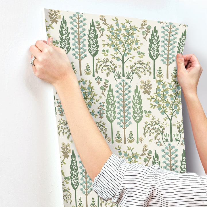 Fenna Green Wallpaper by Rifle Paper Co. Designer