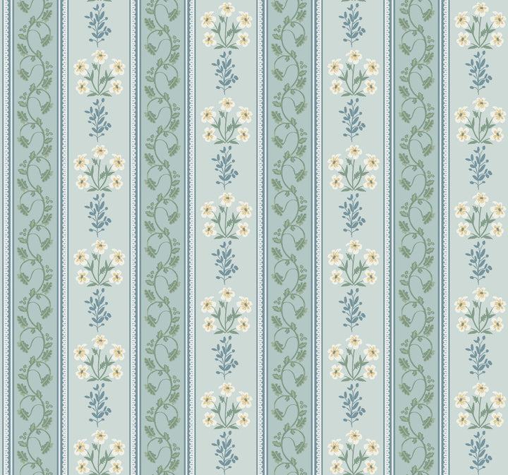Portico Blue Wallpaper by Rifle Paper Co. Designer
